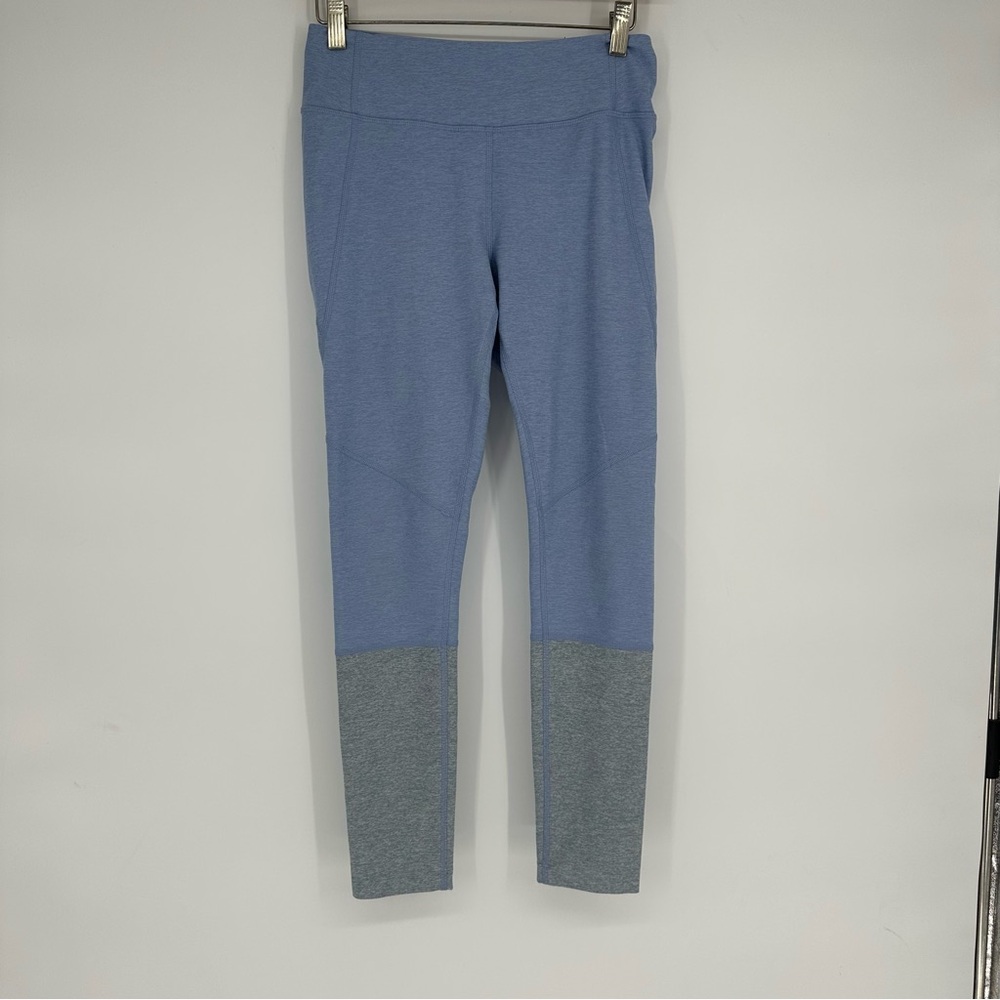 Outdoor Voices Dipped Blue & Grey Leggings Small